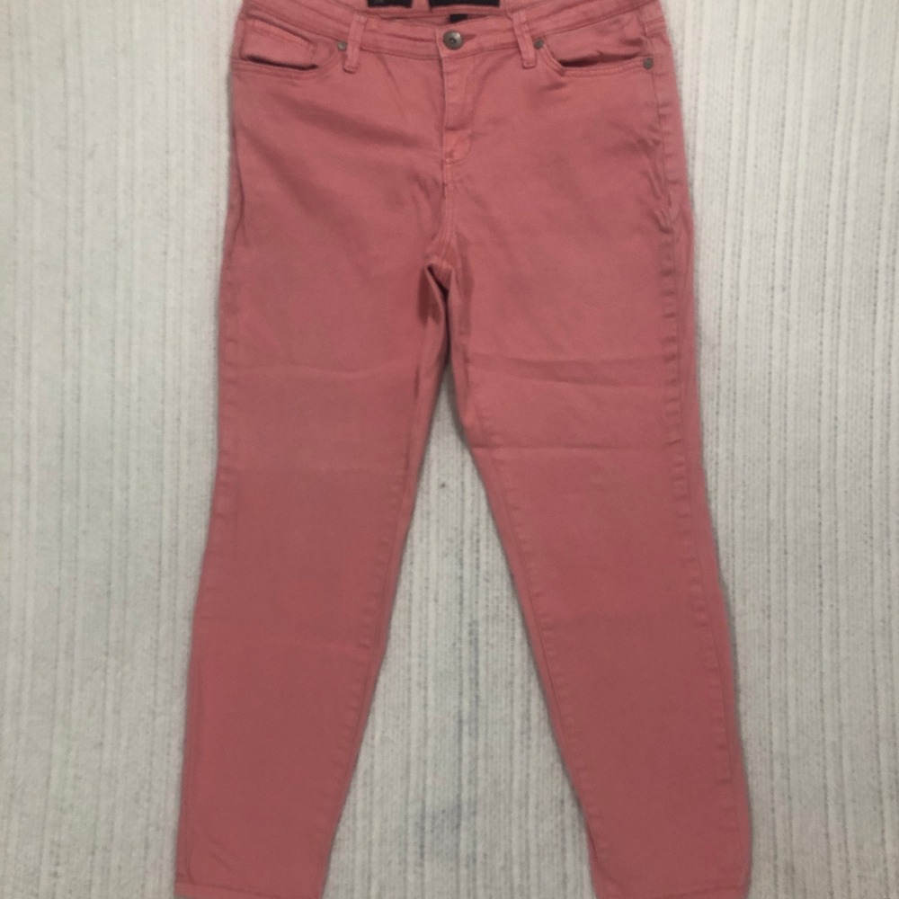 Nine West Jeans‎ Cigarette Fit Skinny Leg Rose Pink Pants Womens 29/8r